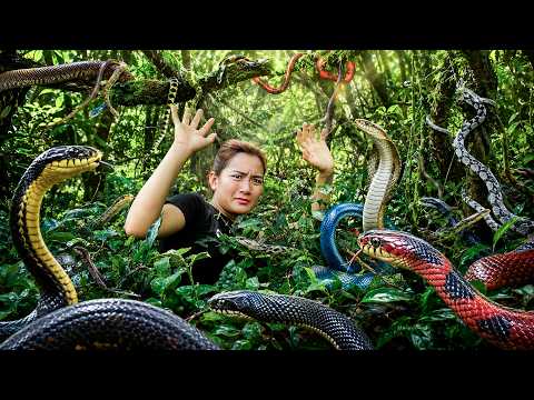 72 Hours Full Process 🔥 Catching 100+ Deadly Cobras While Harvesting Tea Leaves | Trapped In Garden!