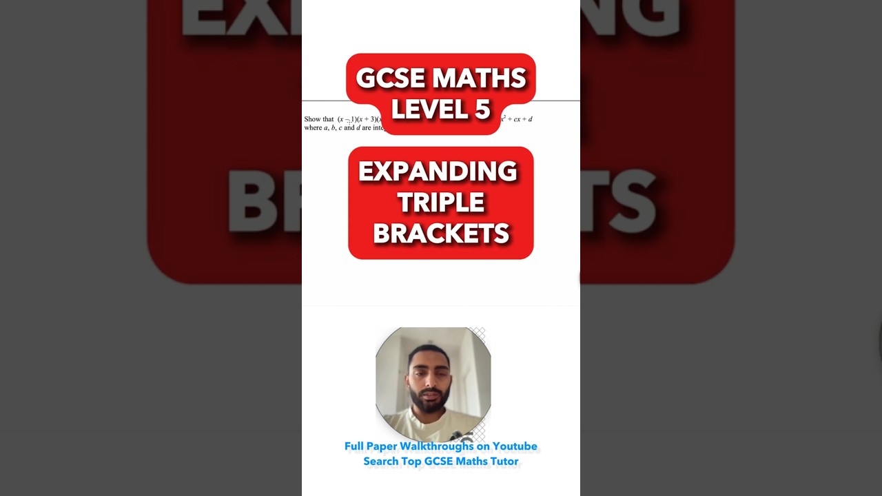 GCSE Tricky Maths Challenge Made Easy: Solve EXPANDING Triple Brackets INSTANTLY! 🚀