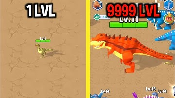 MAX LEVEL in Merge Dinosaur Evolution Game