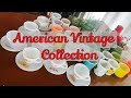 [投稿50回目]アメリカンアンティーク食器コレクションの一部を紹介します♪