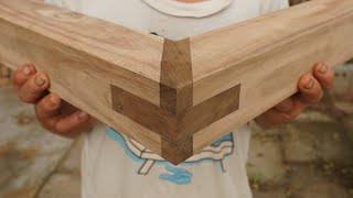 シングルフィン　ハンドメイド　joint wood IMPOSSIBLE Looking Handmade Joints - Amazing Technology