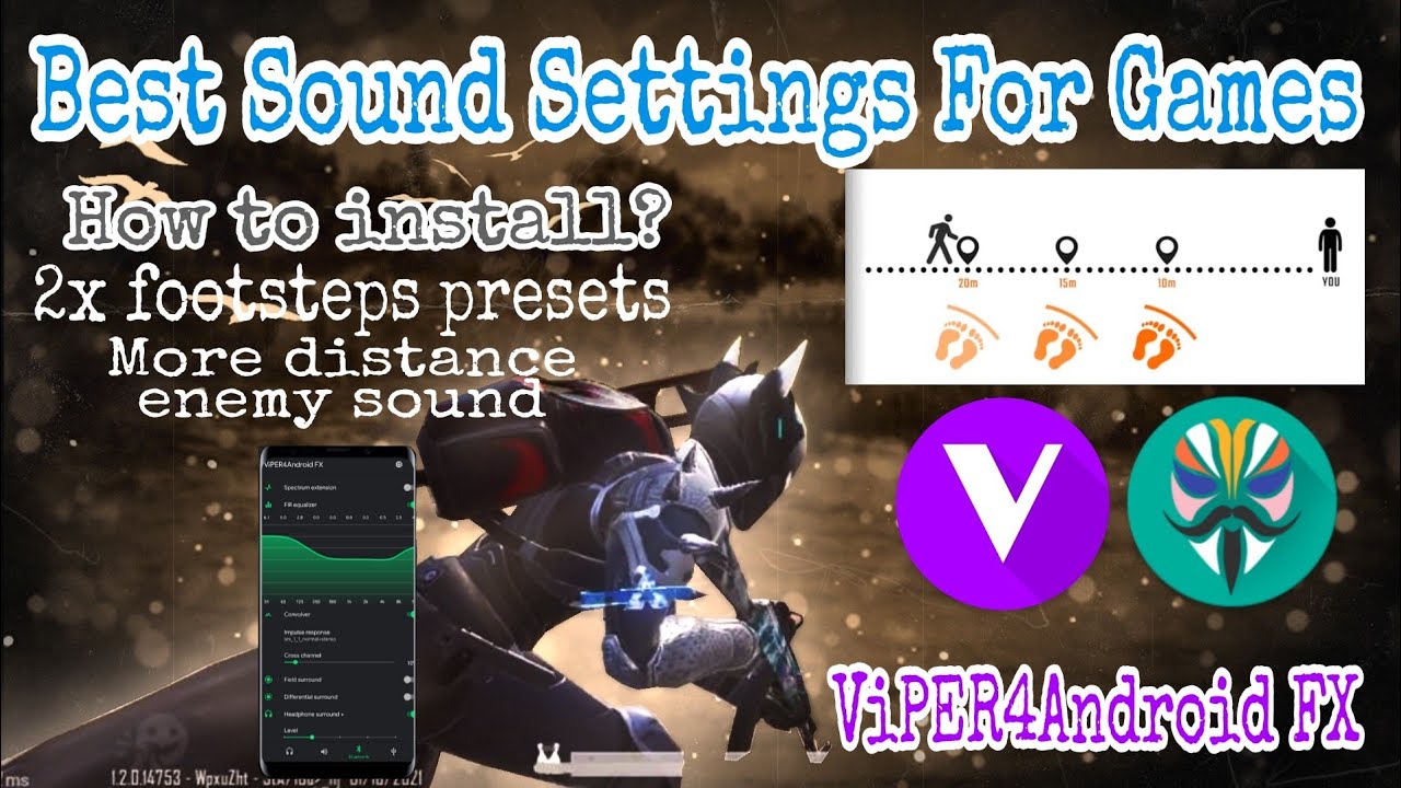 ViPER4Android FX BEST SETTING TO INCREASE FOOTSTEPS | - YouTube