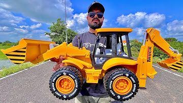 BIG 4X4 RC JCB 3DX Model Unboxing | Bruder 5CX Backhoe Loader | Die Cast Model Unboxing |