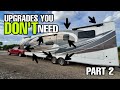 Upgrades you DON'T Need when buying an RV! Fifth Wheel and Travel Trailer.  Part 2