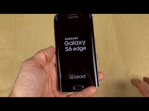 Samsung Galaxy S6 Edge Unboxing (Verizon Wireless version)