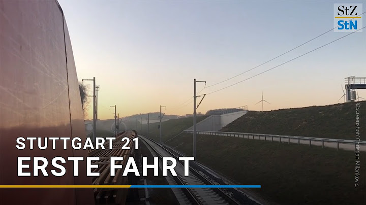 Stuttgart 21: Erste Fahrt zwischen Ulm und Wendlingen