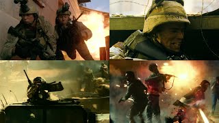 Top 10 Epic Modern Xxi Massive Battles And Special Forces Movie Scenes War Mass Death Heroes 