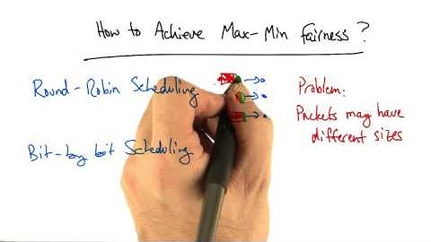 13   How to Achieve Max Min Fairness
