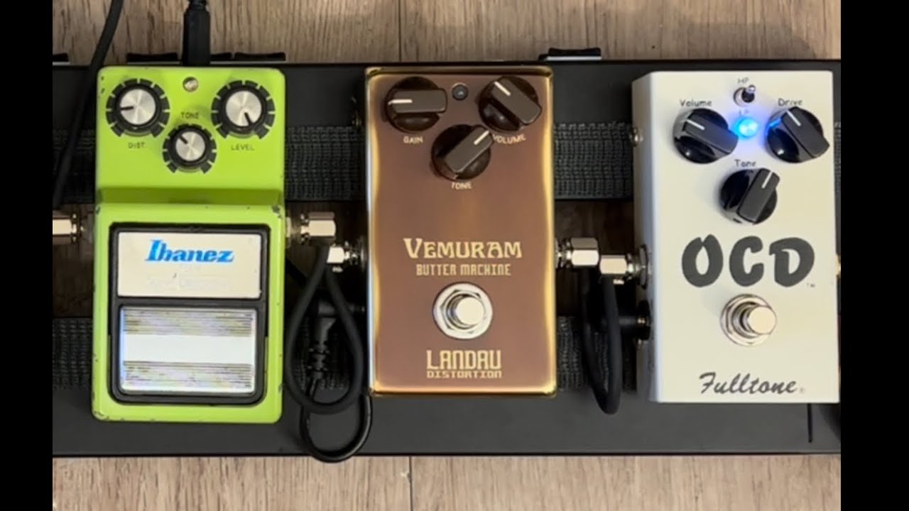 Vemuram Butter Machine vs Ibanez SD9(1983) vs OCD 1.2 (Landau