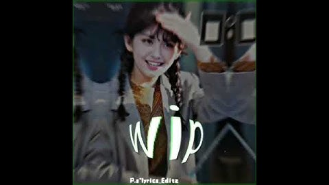 wip wip #status what