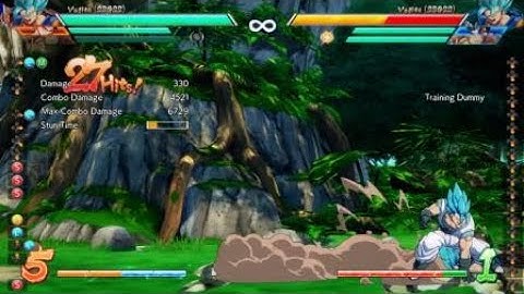 Vegito Command Grab Corner Set Up 3