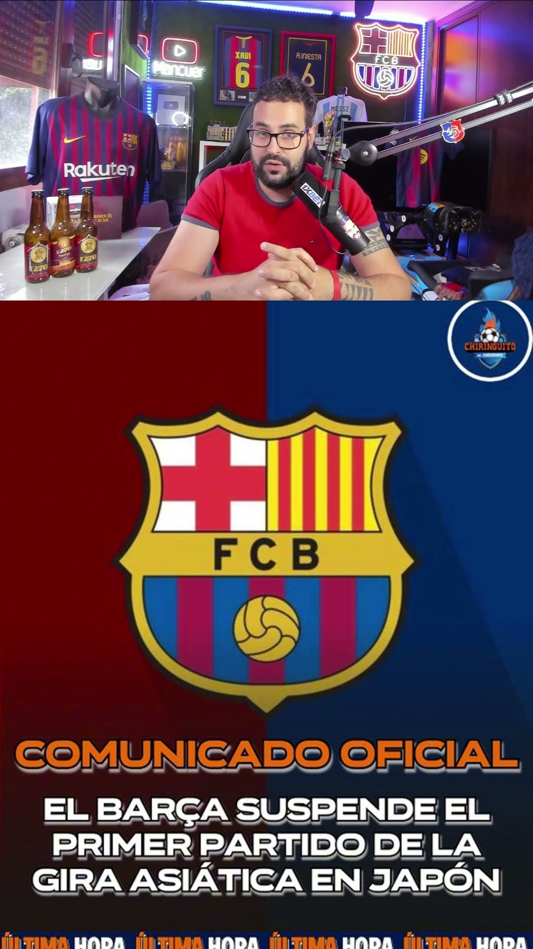 Barça suspende partido en Japón #Barça #futbol #japon #mancuer #viral #shorts