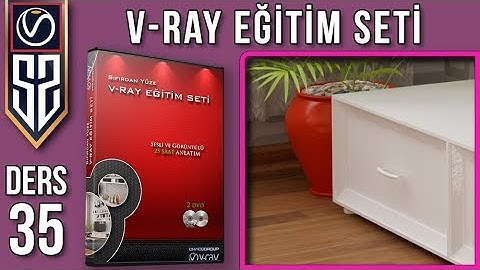 Vray Eğitim Seti Ders 35 : Seramik Krom Lake Mobilye Kaplama Materyali Oluşturma Assign Material