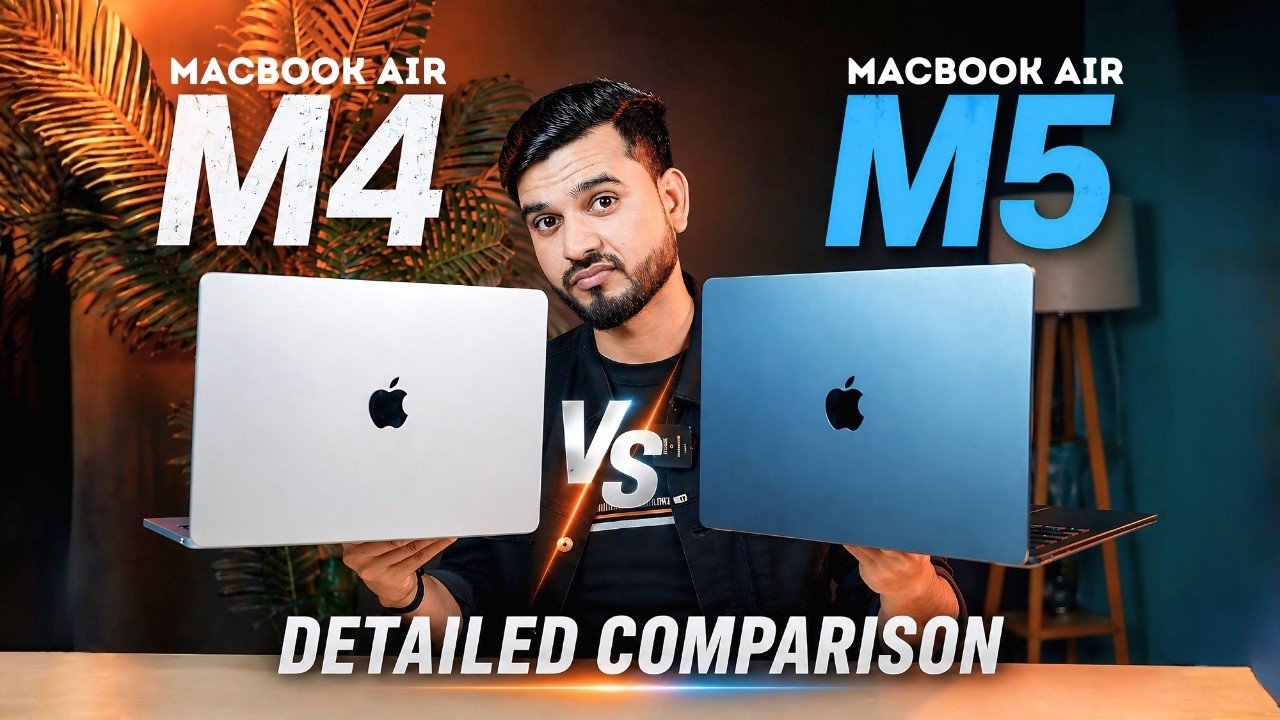 Macbook Air M4 vs M5 - Real World Performance Test | Which is Best to ...