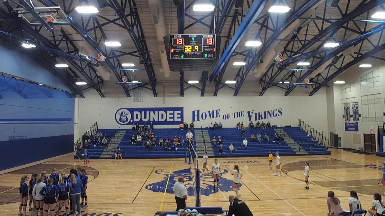 High School Volleyball Dundee Vikings VS Blissfield Royals YouTube