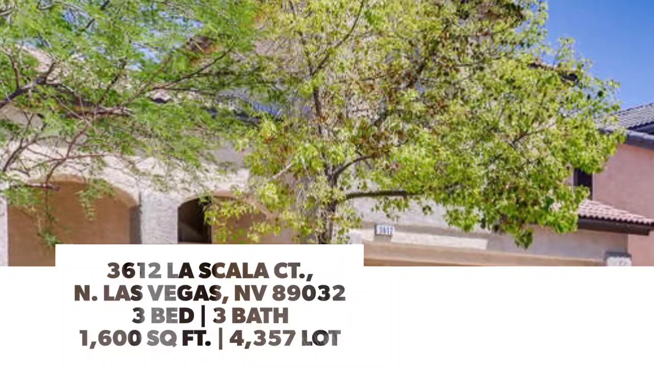 3612 La Scala Ct., N. Las Vegas, NV 89032