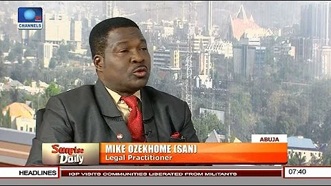 Adjustment Of Budget Items By NASS Is Not Padding  - Legal Practitioner Pt 3