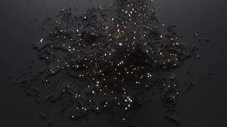 Abstract Science Fiction Dust - Houdini - Octane Render 1080p Wealth