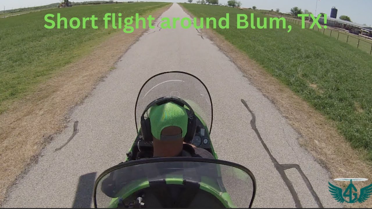 Short flight to around Blum, TX