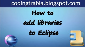 How to add libraries to Eclipse NEON.2 byNP