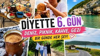 ÇİLİNGOZ SAHİLİNE GİTTİK | DENİZE GİRDİK , PİKNİK YAPTIK | GEZİ VLOG #vlog #günlükvlog #diyet