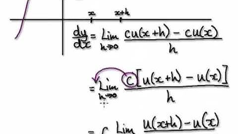 Video 1189 - Theorem - How to Differentiate with Coefficient