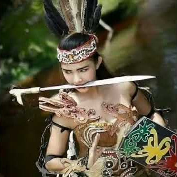 Foto Foto Gadis Dayak Kalimantan 'Cocok untuk story WA'