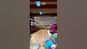 How To Control Recoil in Siege! #rainbowsixsiege #gaming #shorts #new #siege #jynxzi