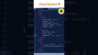 Create Heartbeat ♥  || HTML & CSS 🔥