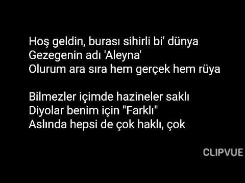 Aleyna Tilki - Bu Benim Masalım ( şarkı sözleri lyrics)