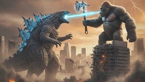 Gorilla vs Godzilla: Clash of the Titans in the City Part 2 😱| Epic Cinematic Battle in 4K