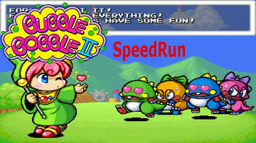 Bubble Bobble Part 2 SpeedRun Full Gameplay (Cheats Activated) | No Commentary