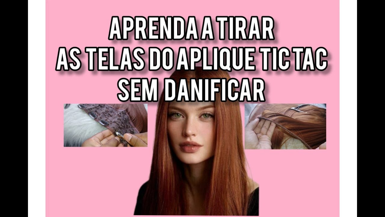 COMO TIRAR TELINHAS DO APLIQUE TIC TAC ( PARA PRONTO AMERICANO E ENTRELACE).