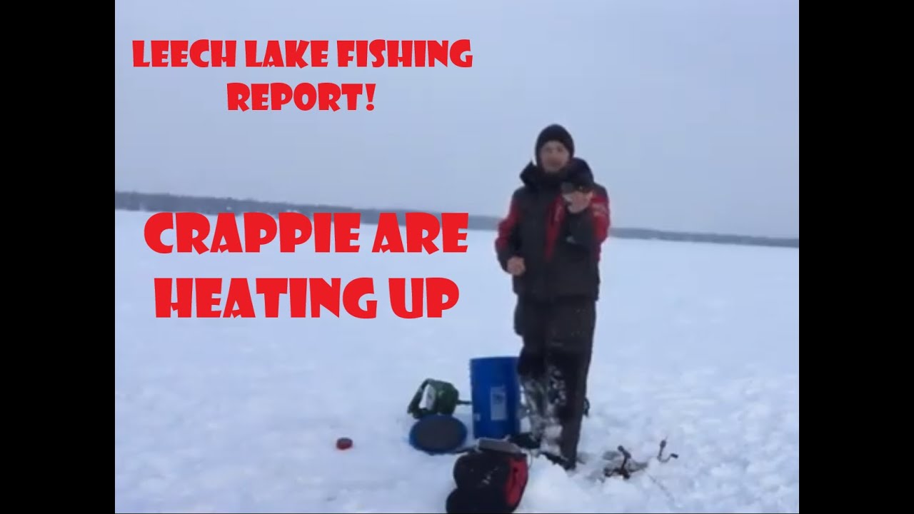 Leech Lake Ice Fishing Report from Trapper's Landing Lodge 2.19.2021