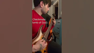 This is the chorus to checkmate by lamb of god! Check it out! #fyp #guitar #ibanez #lambofgod #viral