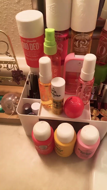 i also have a whole massive BBW and Vaseline and victoria’s secret collection 😂😭