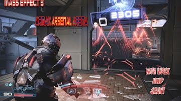 Mass Effect 3: Armax Arsenal Arena. Pain Train map vs Geth