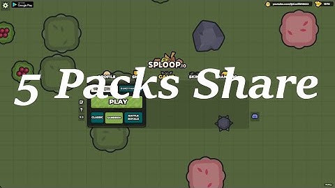 Sploop.io - 5 Texturepacks Share