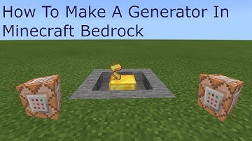 How to make a Bedwars generator in Minecraft bedrock