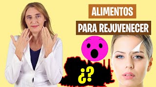 ALIMENTOS para REJUVENECER PIEL y HUESOS | Alimentos con colágeno | Alimentación real saludable