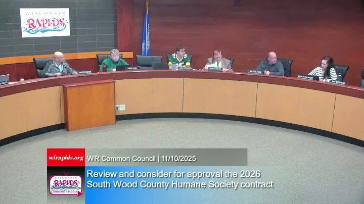 Special Common Council Meeting | 11/10/2025