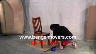 How to pack a dining chair properly for moving | Export Packing | Bengal Movers