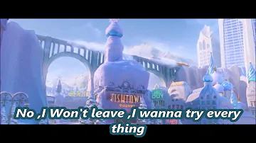 Zootopia song try everything with lyrics, best cartoon songs with lyrics