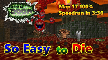 Speed of Doom MAP 17 "The Shrine" 100% (UV-Max) Speedrun in 3:36 [Doom]