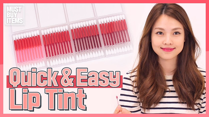 How to do beautiful lip makeup with cotton swab!? Just this tint is enough! [MUST BUY ITEMS]