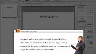 Inserting movie or video in OpenOffice Impress.flv