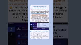 Changer de disque dur de PC portable sans perdre vos fichiers