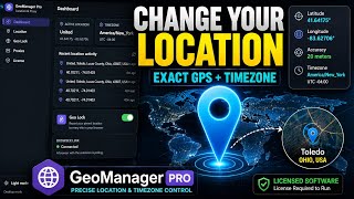 GeoManager Pro — Change Your Browser Location & Timezone | Exact GPS Pinpoint Demo screenshot 4