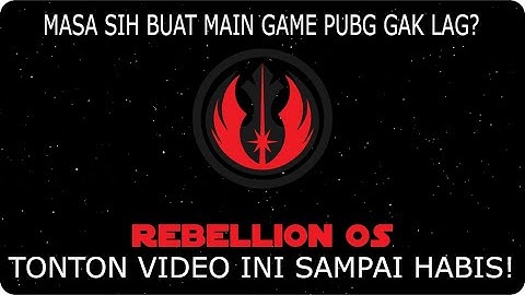 CUSTOM ROM REBELION OS ANDROID 10 UNTUK REDMI NOTE 4X/4(MIDO)