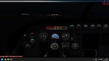 Test 01 -  REX Sky Force 3D for FSX  - NIGHT and RAIN SBFZ